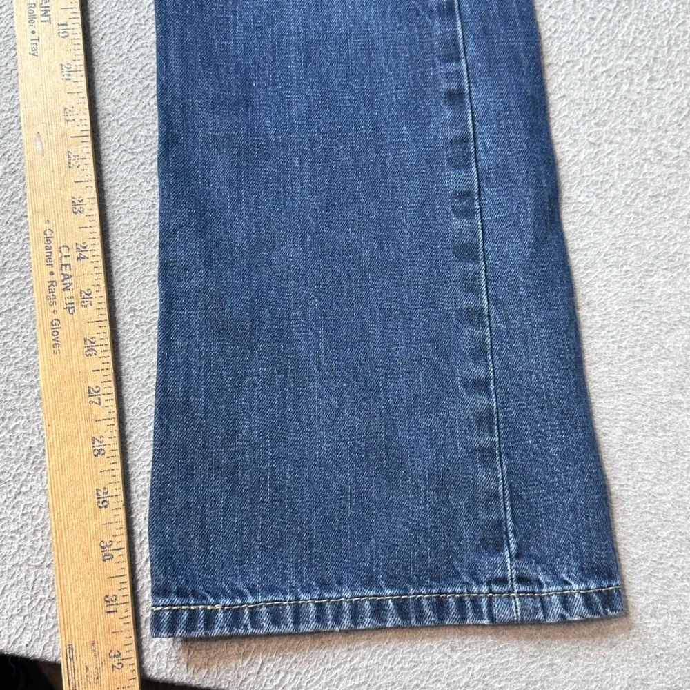 Levi's 527 Jeans Mens 34x34 (35x32) Blue Slim Bootcut Dark Wash Denim Western